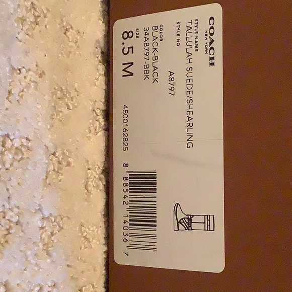 Coach shearling lined boots - Picture 5 of 7